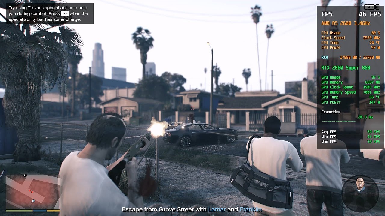 Grand Theft Auto V Enhanced | Hood Safari | 1440p | Ryzen 5 2600 + RTX 2060 Super 8 GB 🎮