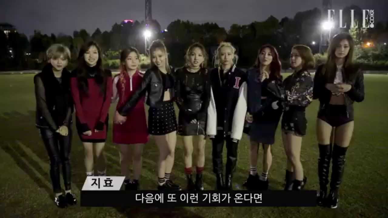 TWICE for ELLE Magazine November Issue Making Film