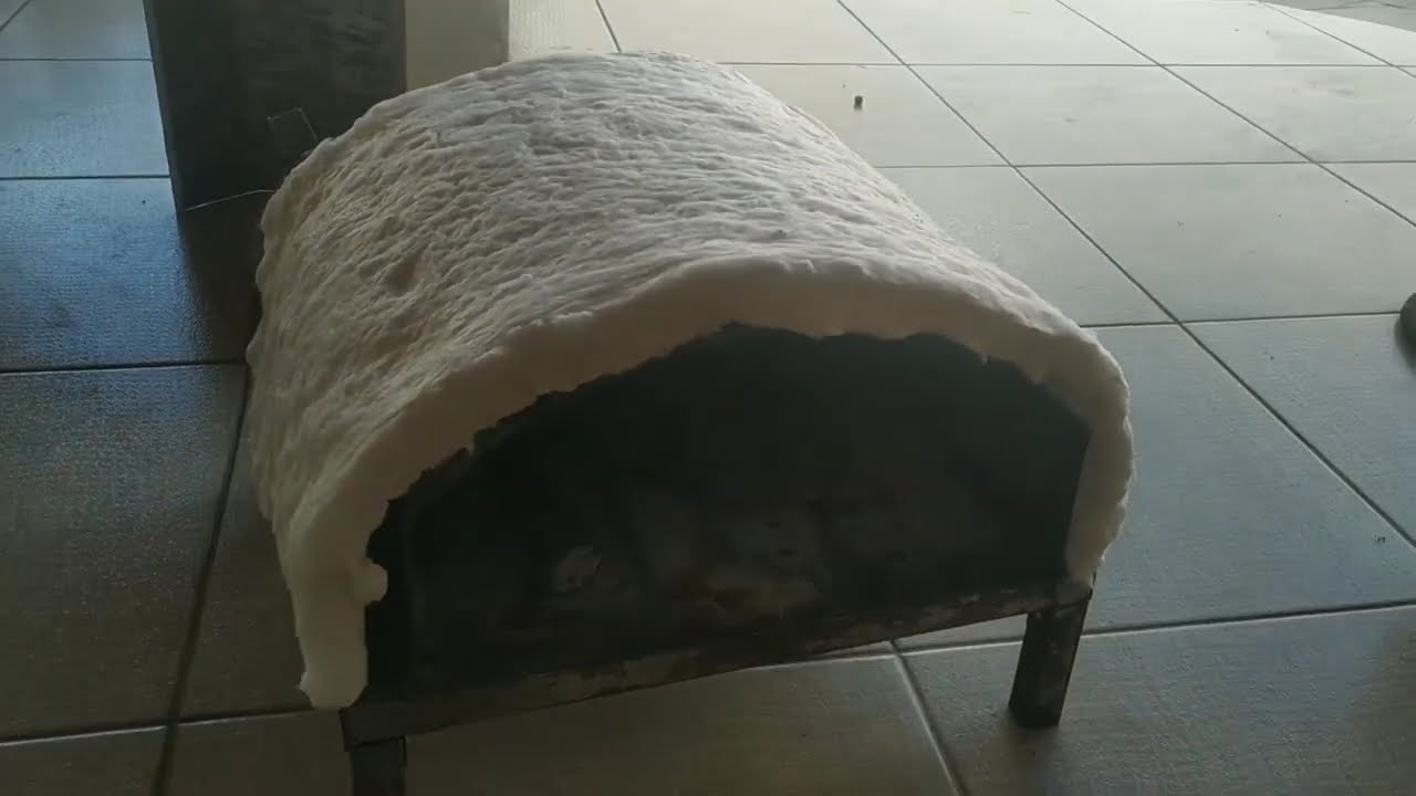 parte 6: manta térmica. como fazer seu forno de pizza, desde o queimador a gás e o forno completo