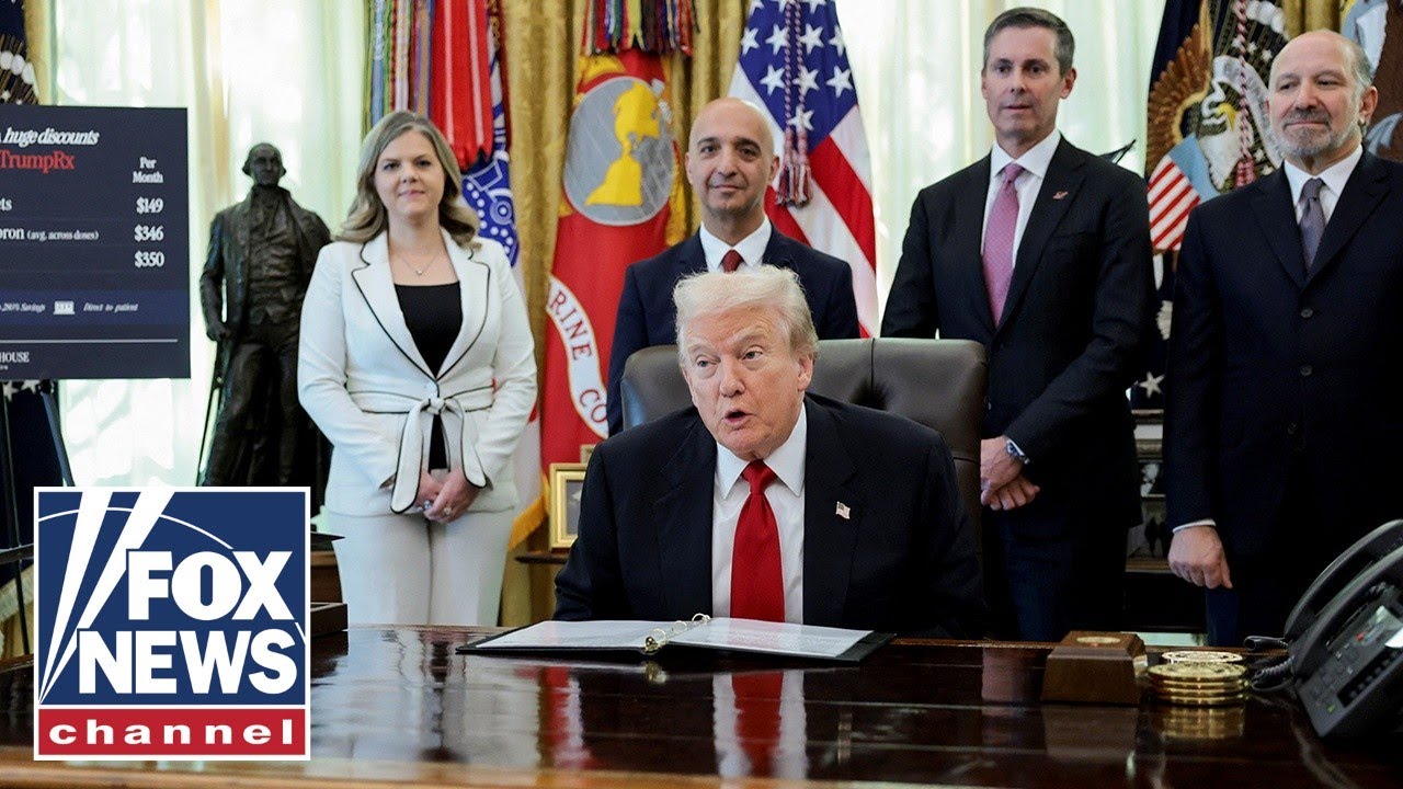 Trump delivers Oval Office announcement on weight loss drug costs