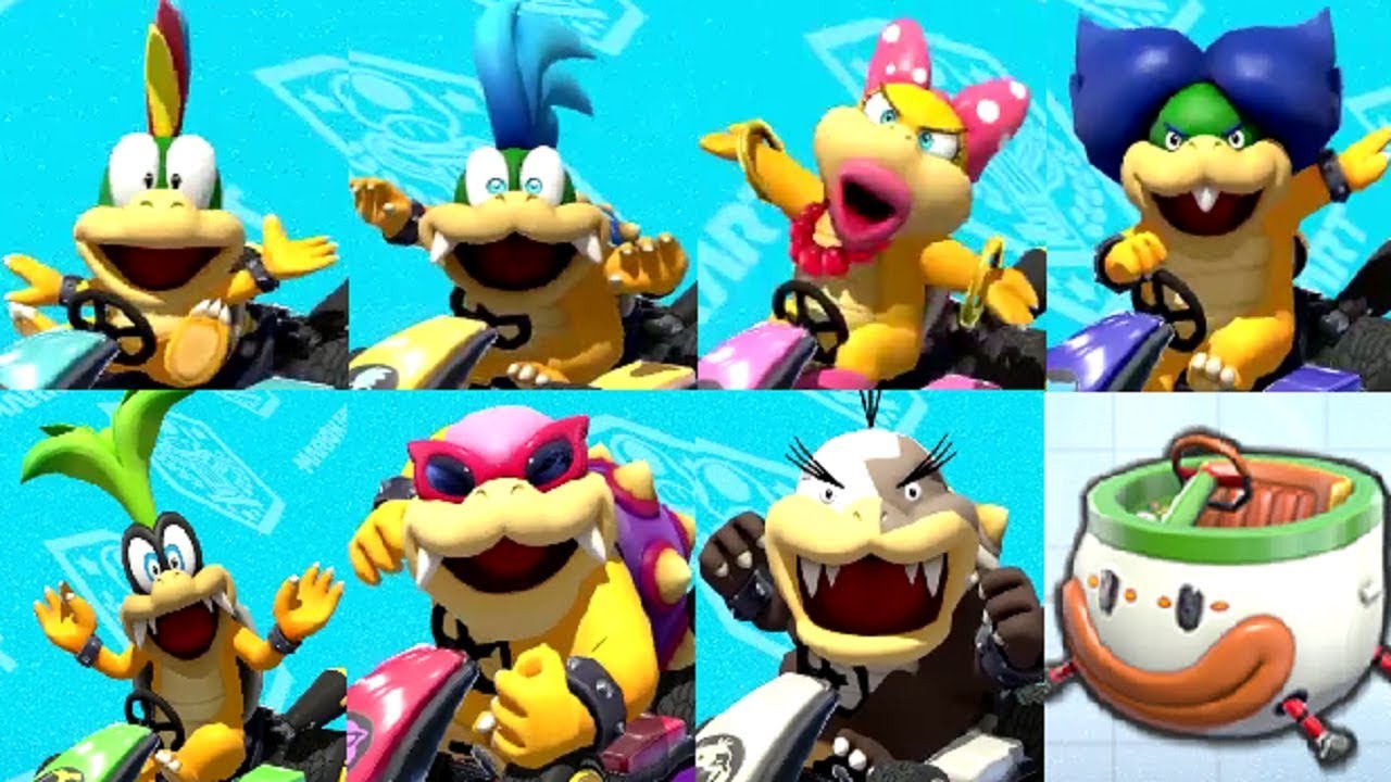 Mario Kart 8 Deluxe - All Koopalings (Onlines Races)