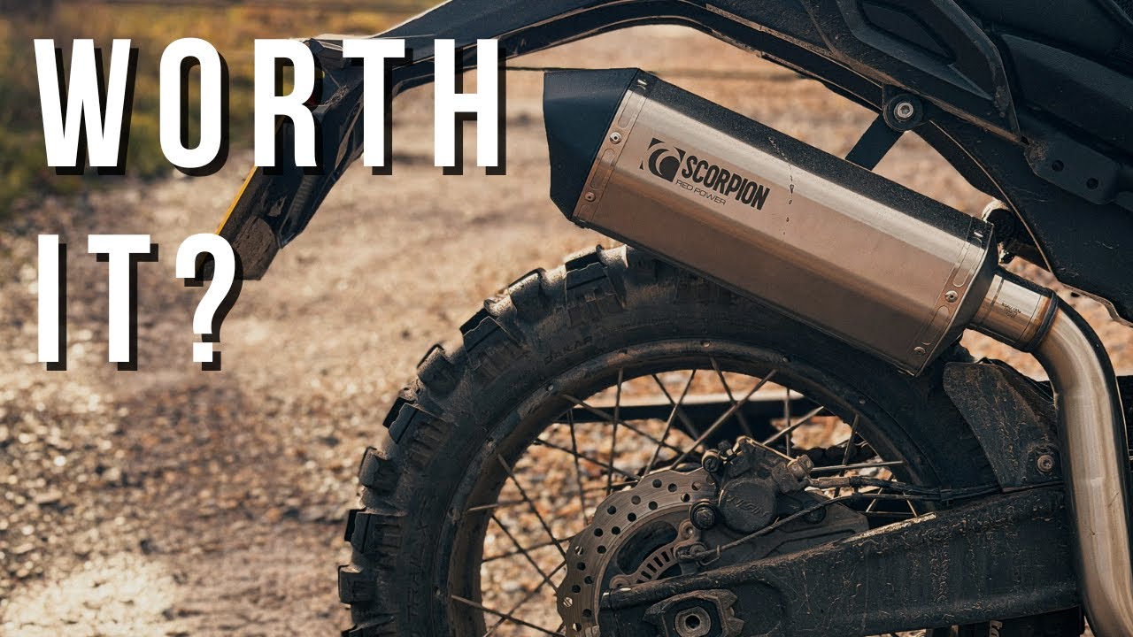 Выхлопная система Scorpion для Voge DS625X — тест на снижение веса и улучшение звука.