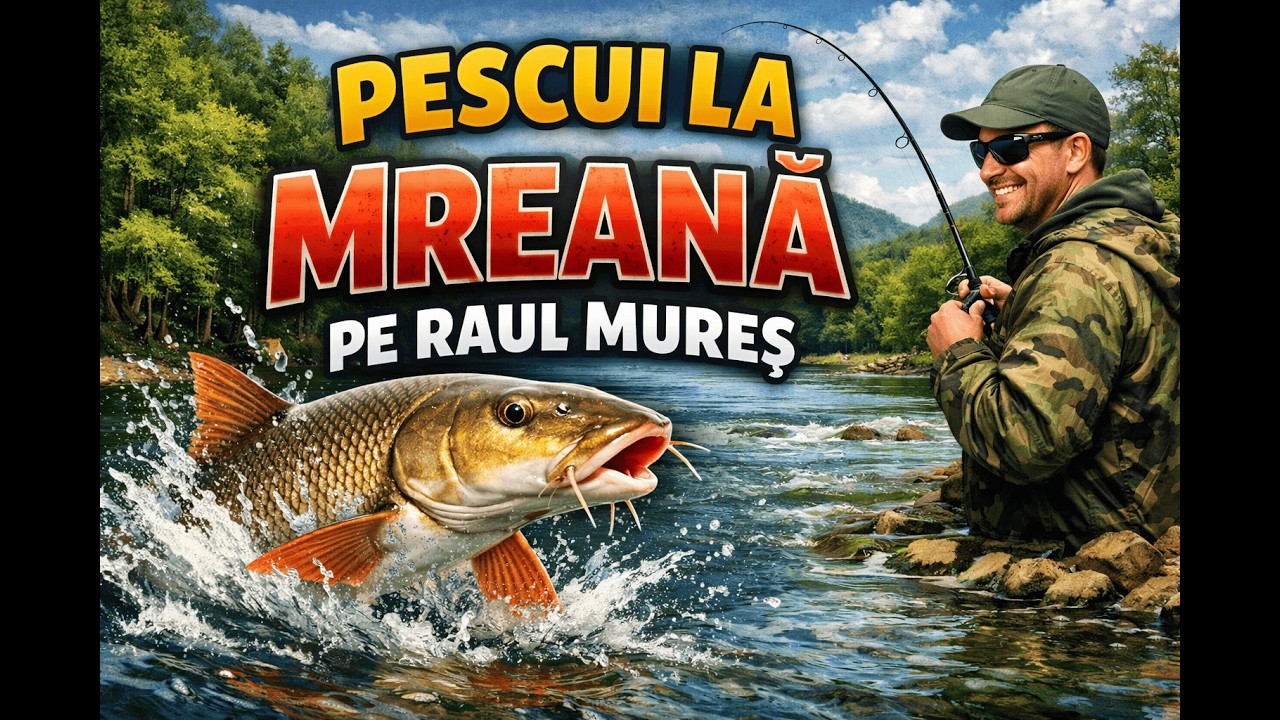Partidă grea pe Mureș – Mreana m-a învins!