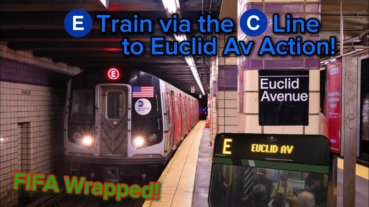 E Train via the C Line to Euclid Av Action!