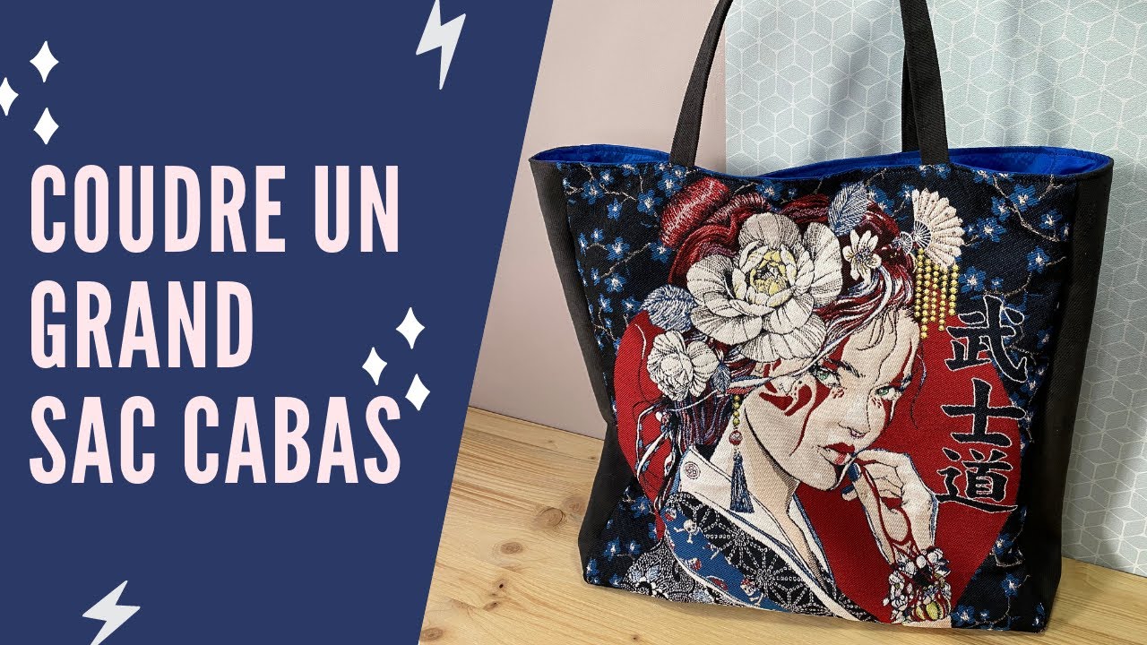 Tuto Couture : Le Grand Sac Cabas Geisha