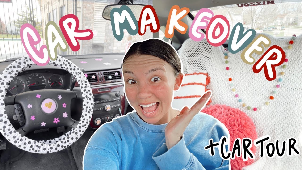 DECORATING MY CAR + 2021 CAR TOUR *car makeover: so aesthetic*