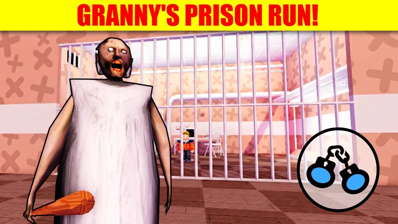 [Obby] GRANNY'S PRISON RUN! roblox! Gameplay Walkthrough No Death 4K
