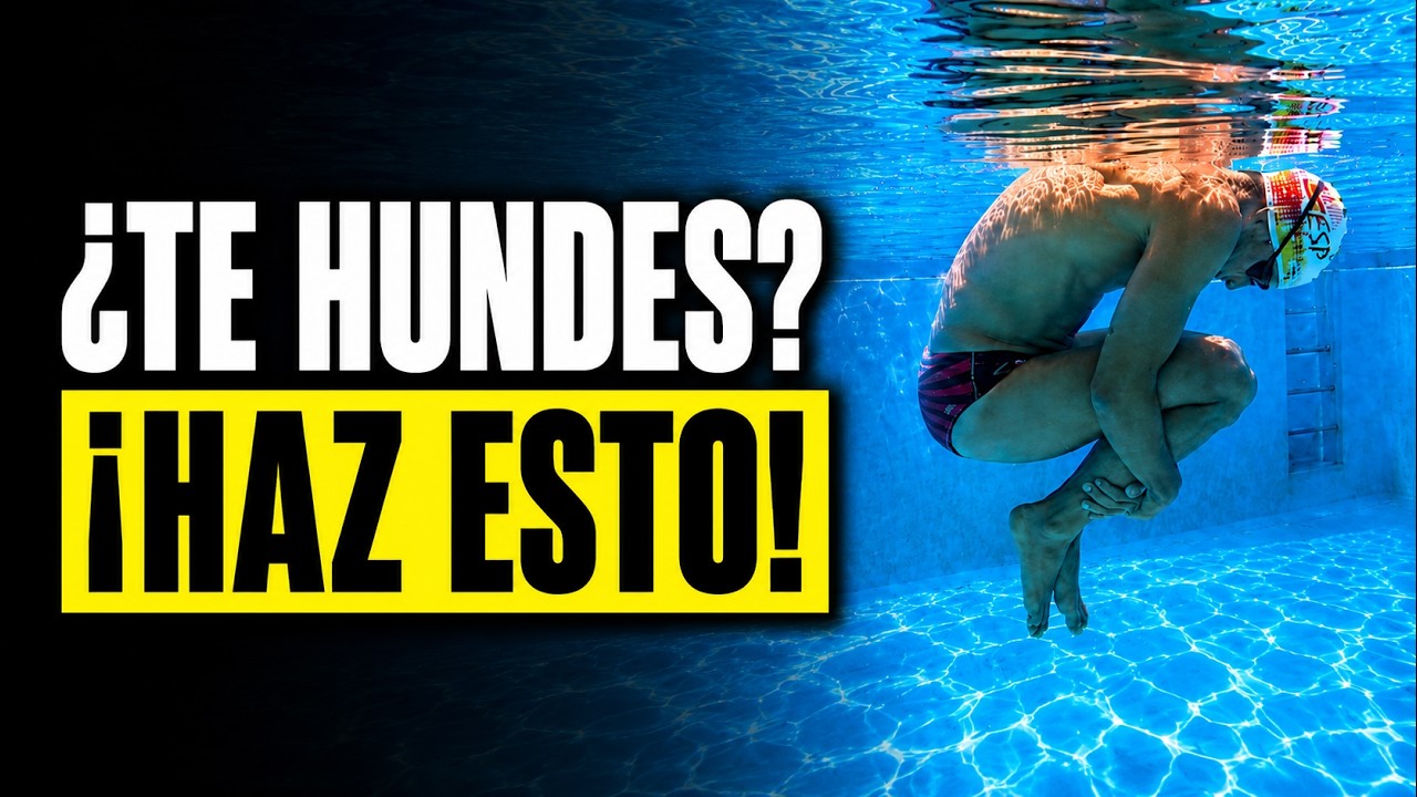 &iquest;Como Flotar en el Agua? Aprende con este sencillo ejercicio de Flotaci&oacute;n