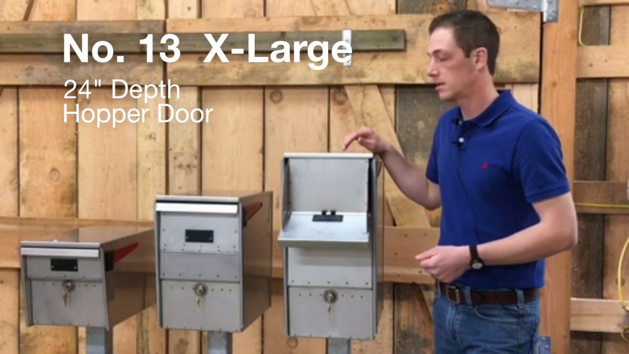 No  13  X Large Steeltech Mailbox