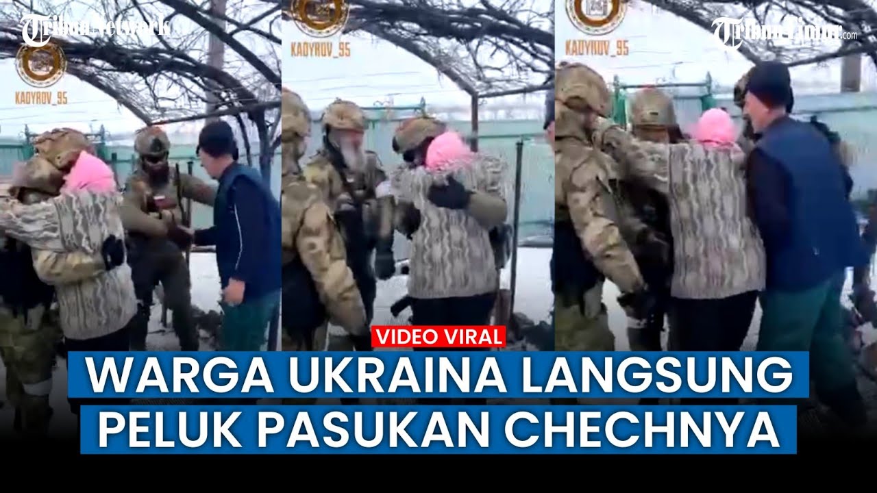 Warga Ukraina Langsung Memeluk Tentara Chechnya Saat Dibebaskan dari Eksekusi Massa LPR