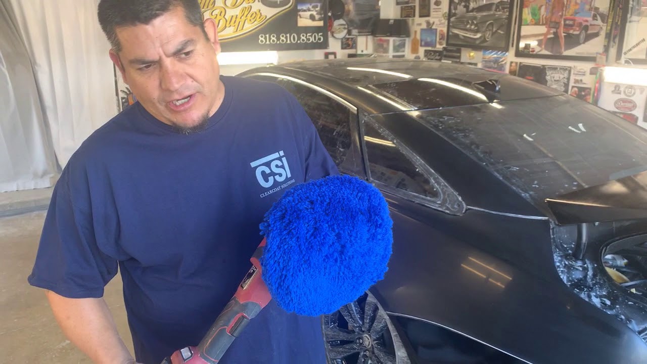 Watch Samdabuffer color sand polish paint using CSI products.