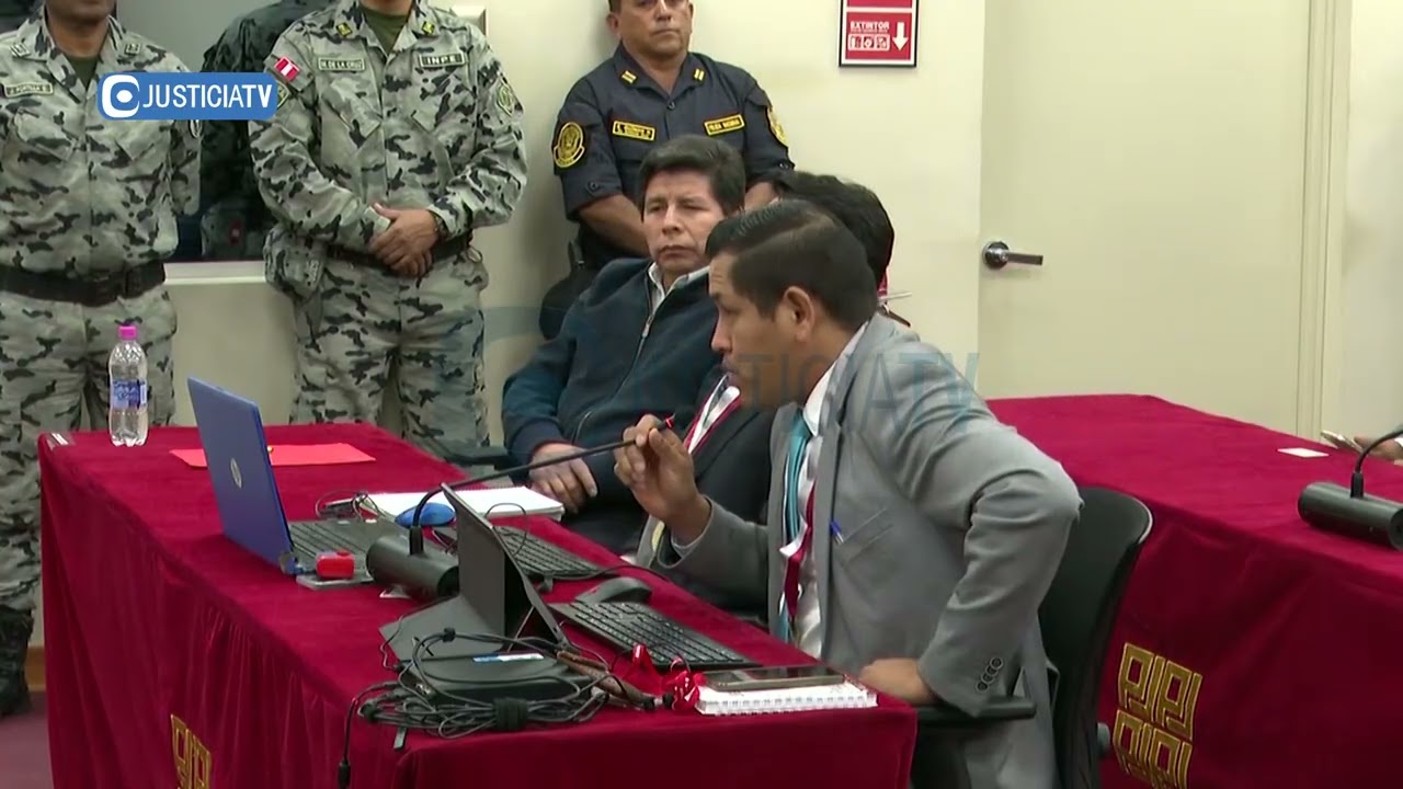 Juicio oral contra el expresidente de la república, Pedro Castillo Terrones, y otros acusados