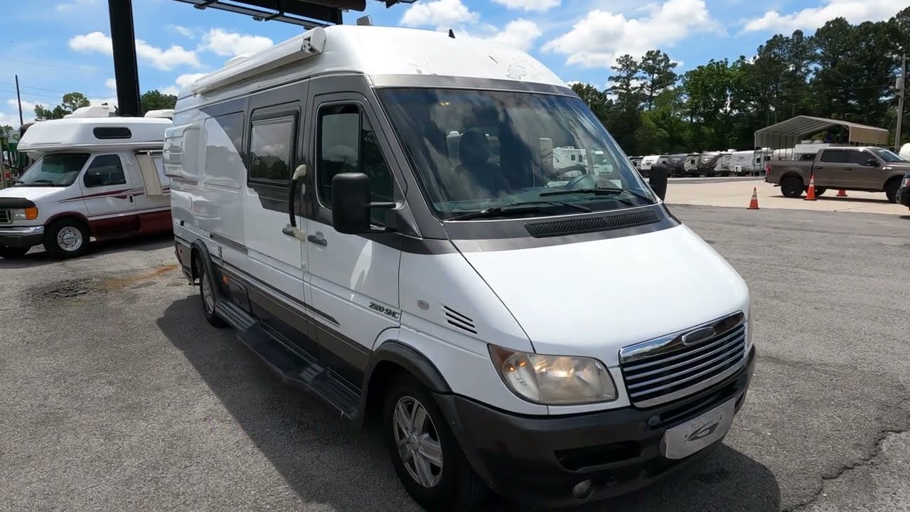 SOLD! 2005 Gulfstream Vista MB Class B Camper Van, Mercedes Diesel, 22MPG,Stationary Bed, $39,900