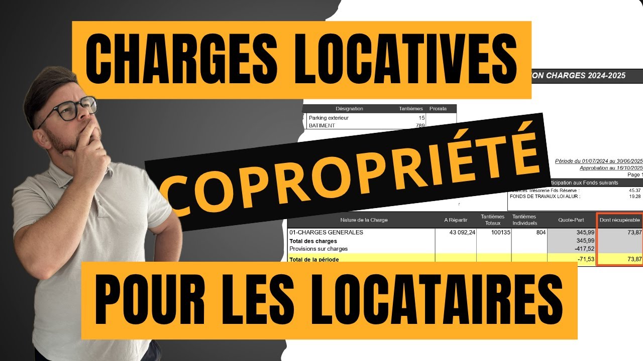 Charges locatives : je t'explique&nbsp;ce que le locataire doit vraiment payer