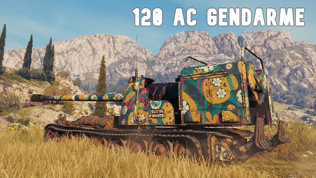 120 AC «Gendarme» : 11,8K Damage - Mir Tankov.