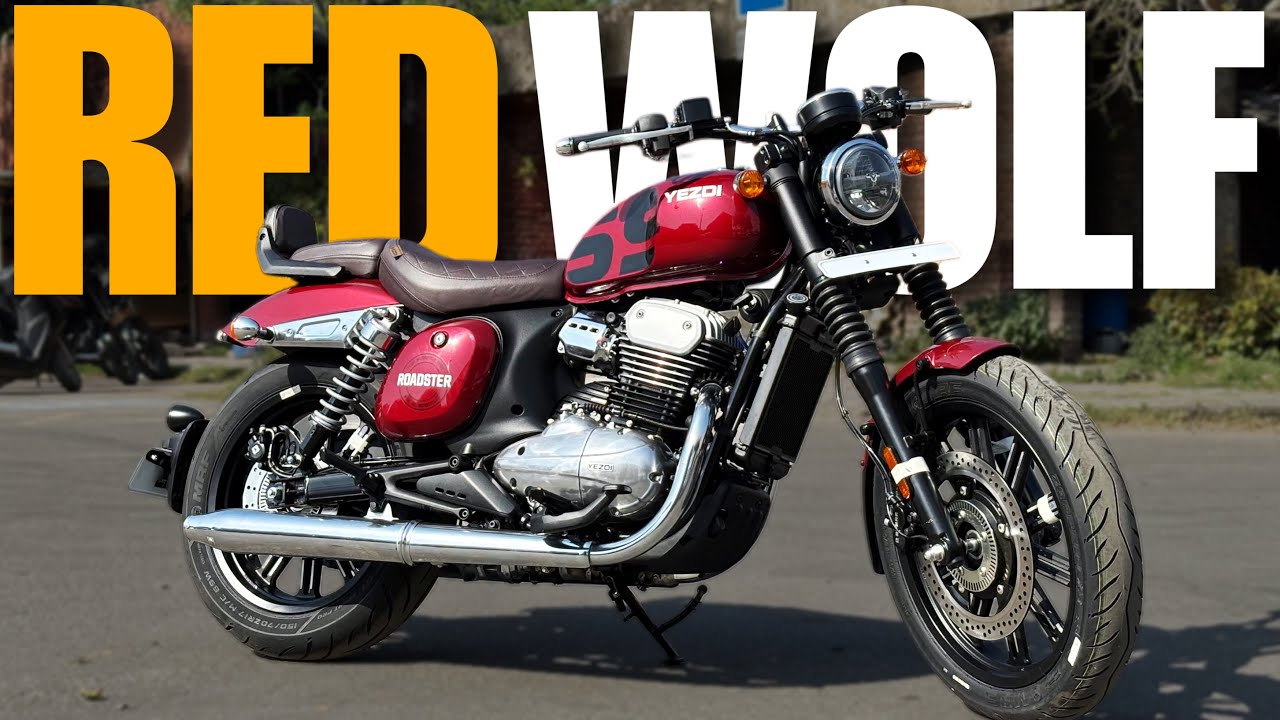 Yezdi Roadster 2026 Red Wolf - Born Out Of Line