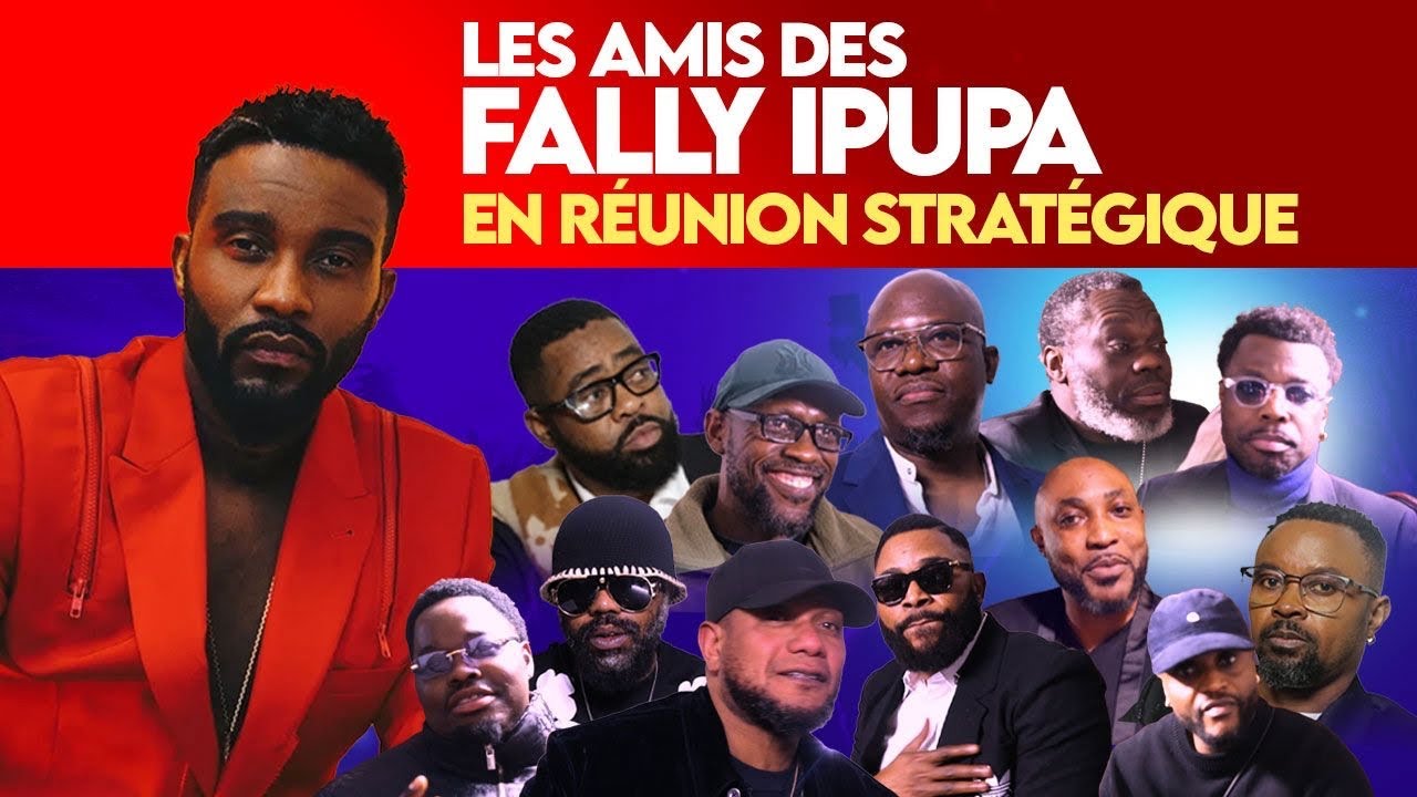 Fally Ipupa ; ses amis et proches 20 ans d’amitié en réunion stratégique pour le Stade de France 