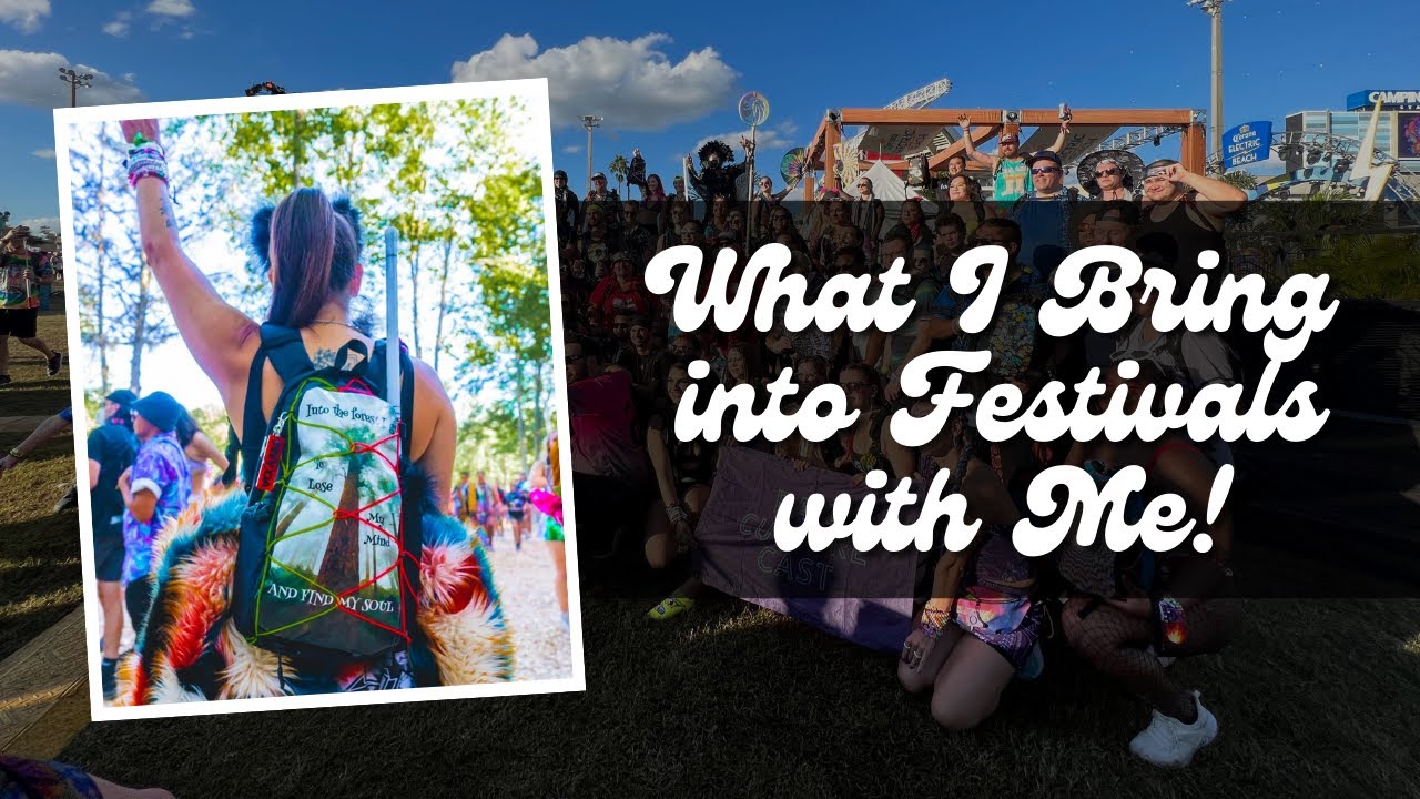 What's In My Festival Bag 🎒 | Lunchbox Hydration Pack Tips & Tricks