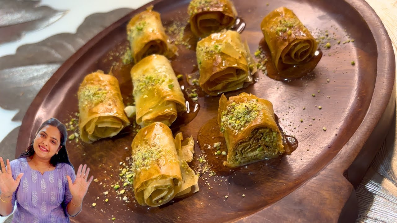 Baklava Recipe |Dubai famous recipe baklava | 5 minutes Baklava Recipe 