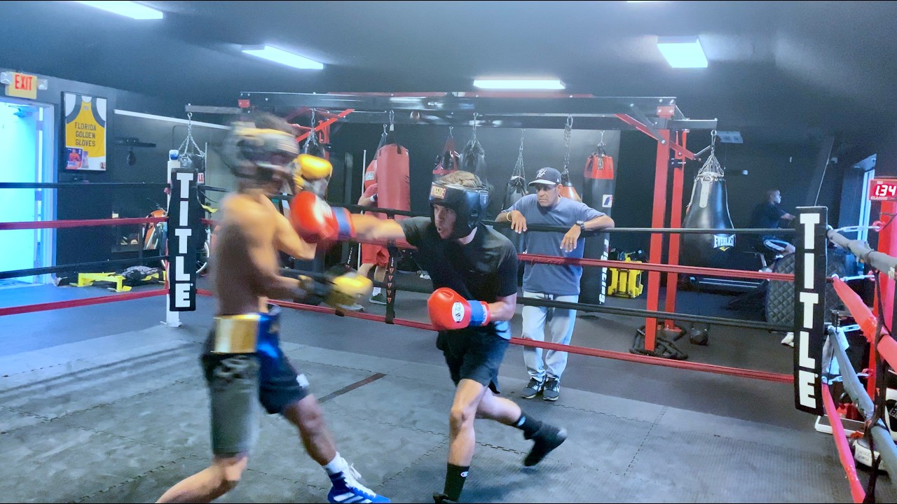 SPARRING AT THE BOXING GYM!!!