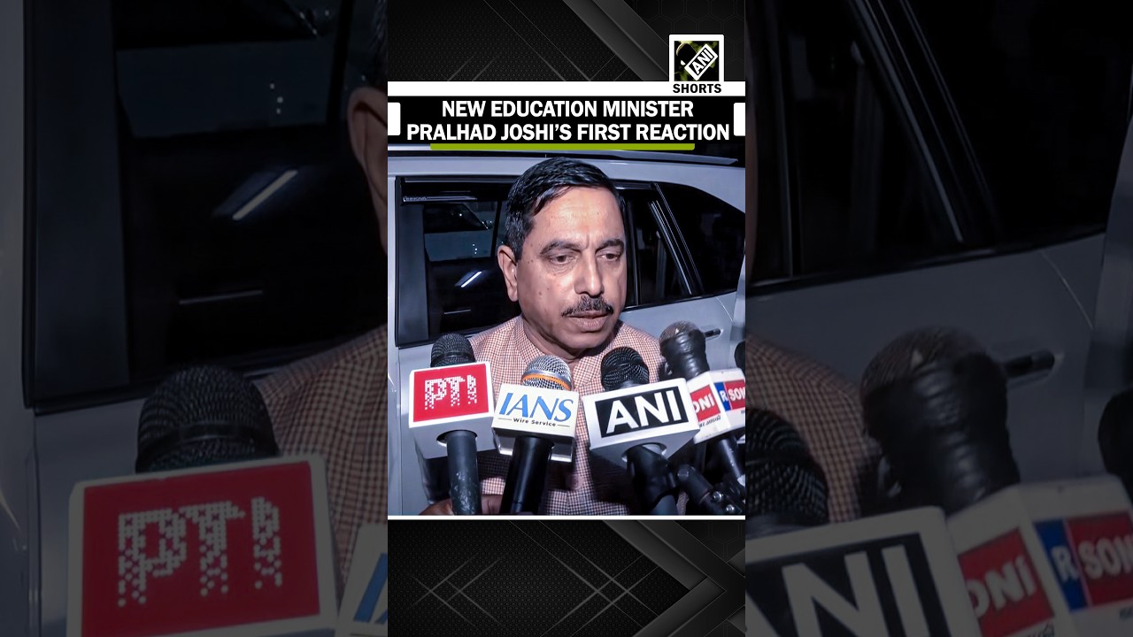 New Education Minister Pralhad Joshi&rsquo;s first reaction after Dharmendra Pradhan&rsquo;s resignation