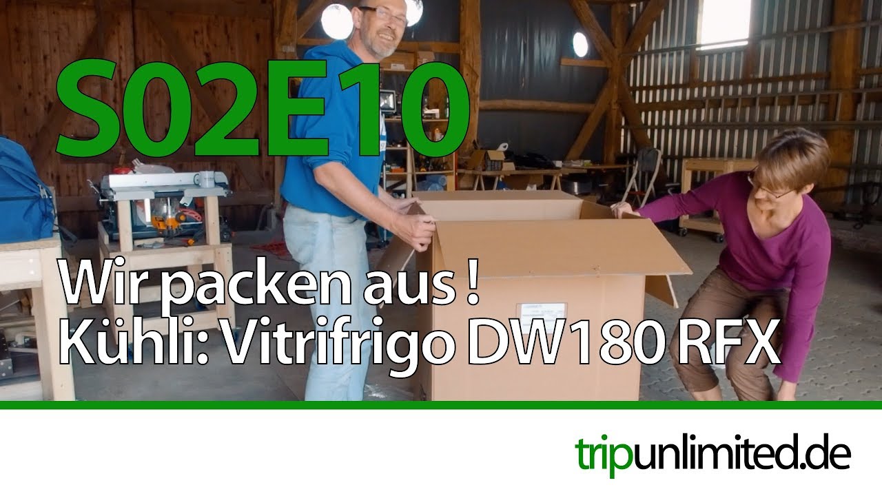 S02E10 Kompressor Kühlschrank Wohnmobil I Expeditionsmobil: Vitrifrigo DW 180 Schubladenkühlschrank