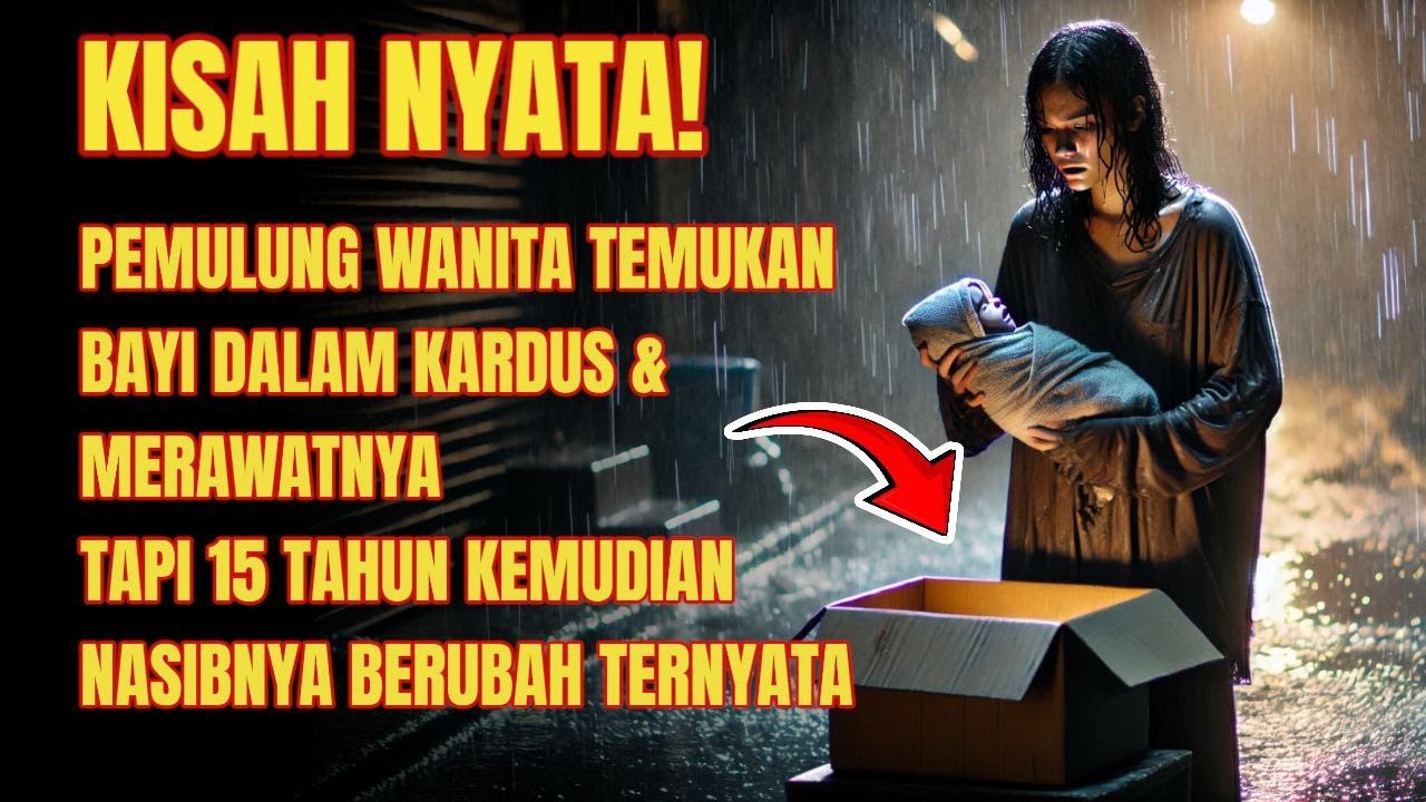 KISAH NYATA! Pemulung Temukan Bayi Di dalam Kardus & Merawatnya. Setelah Besar Lihat Balasannya