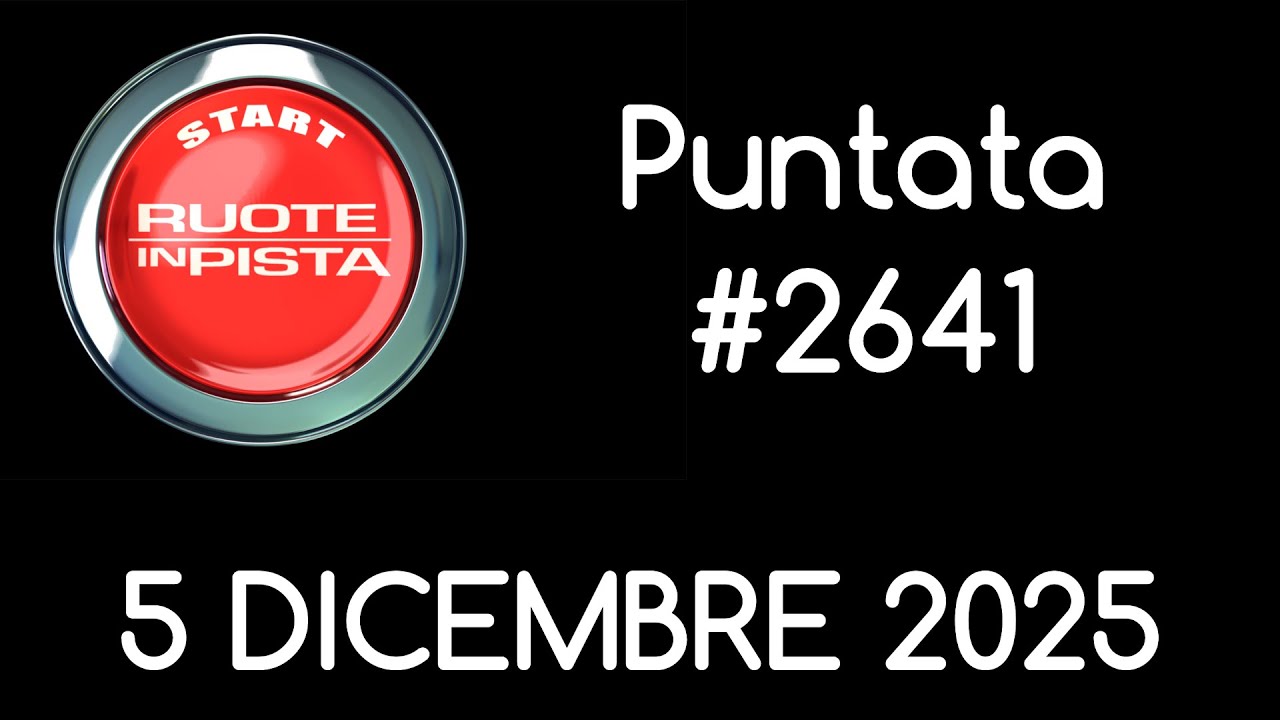Alfa Romeo Tonale, Omoda 5 SHS-H, ICH-X K3, Kia Stonic a Ruote in Pista n. 2641 del 5-12-2025