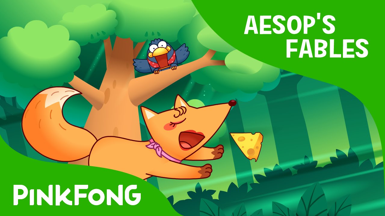 The Crow and the Fox | Aesop's Fables | PINKFONG Story Time for Children