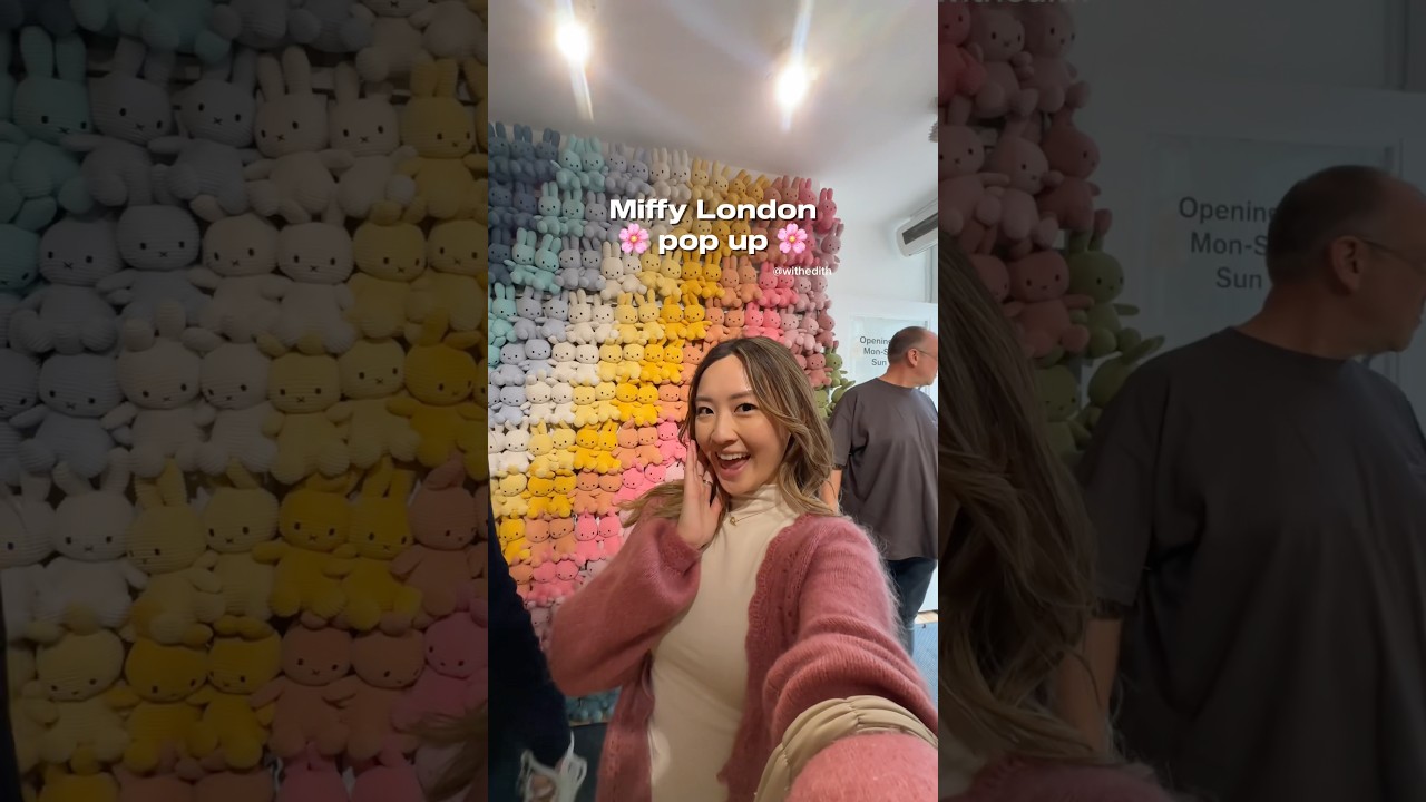 Miffy has landed in London 🌸 #miffy #london #popup
