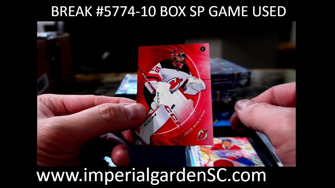 BREAK #5774: 10 BOX 2025-26 #upperdeck SP GAME USED (SPGU) NHL HOCKEY CASE BREAK