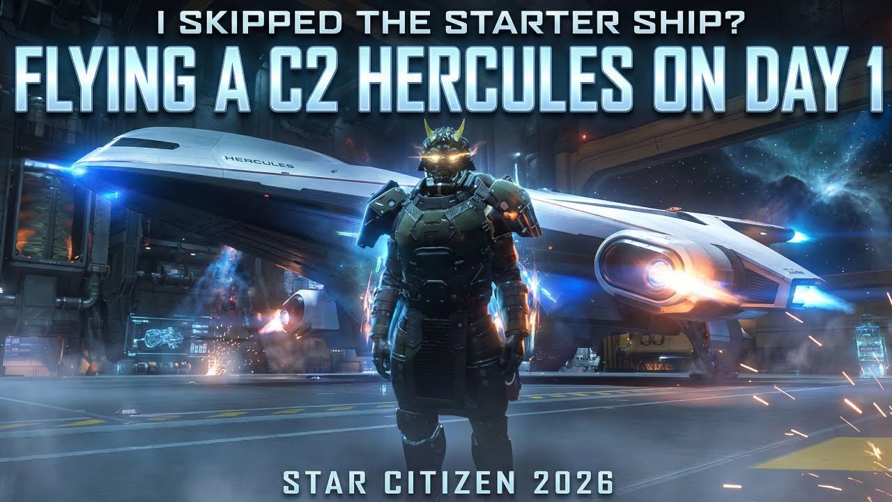 I Skipped the Starter Ship? Flying a C2 Hercules on Day 1 | Star Citizen 2026