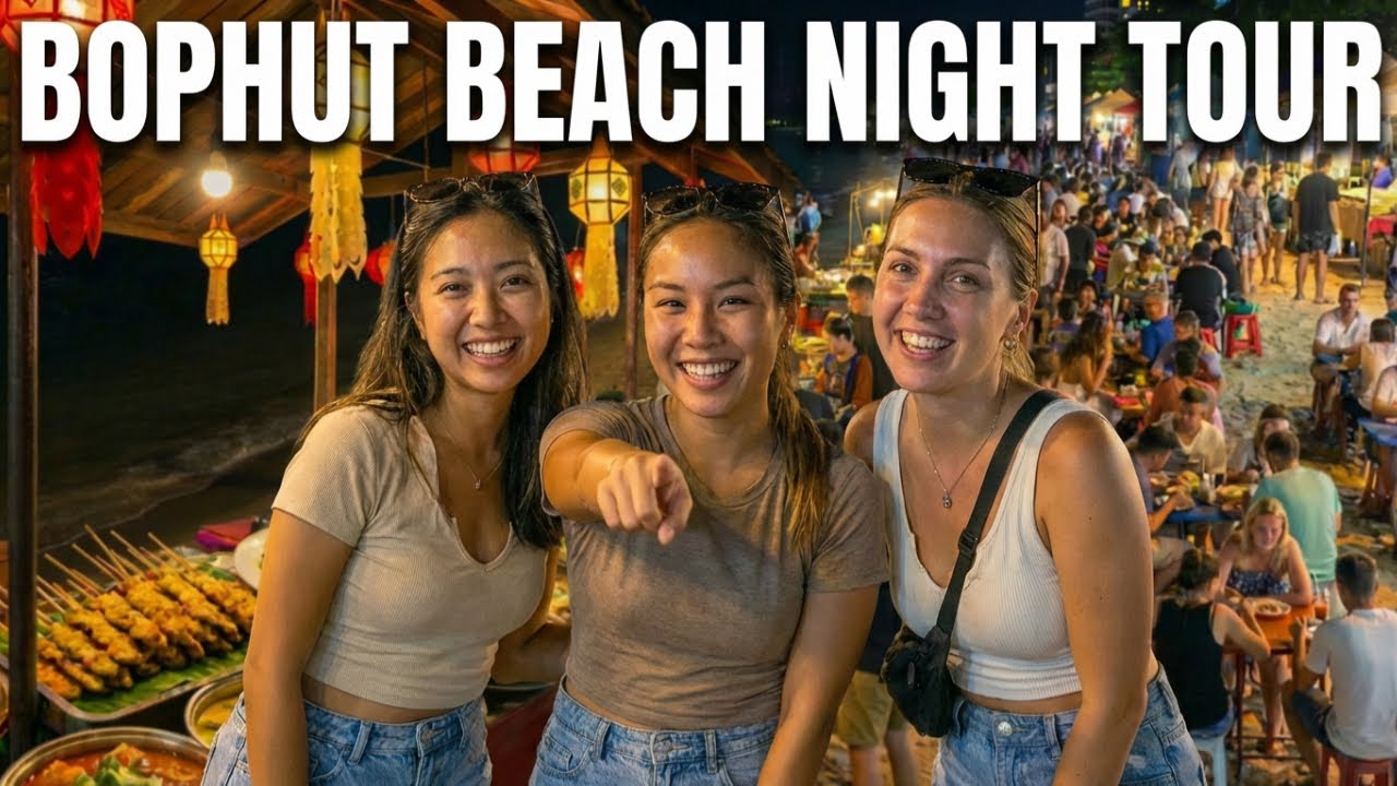 Koh Samui Bophut Beach Night Market Walking Tour 2026