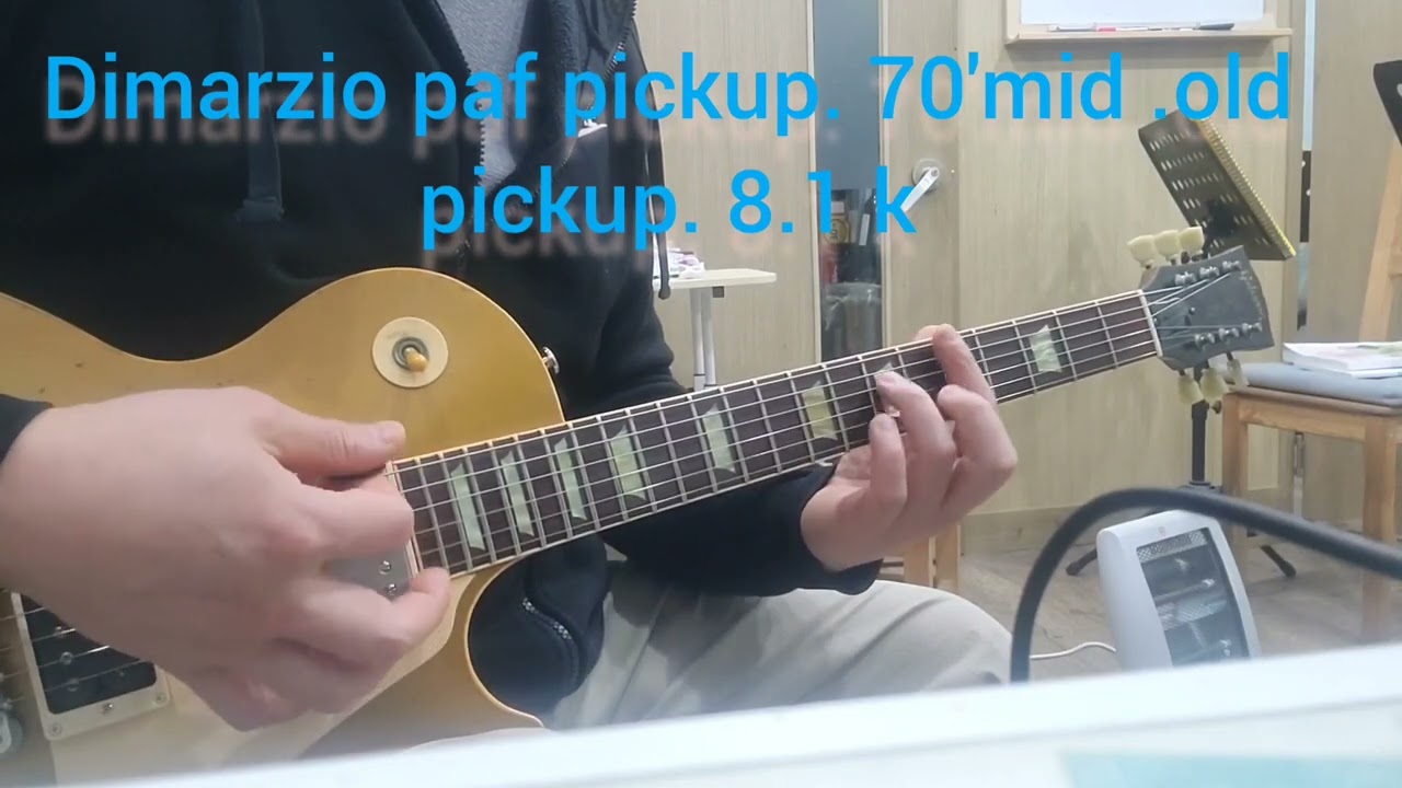 Dimarzio 70'mid paf style pickup. Bridge position  Gibson 1991 