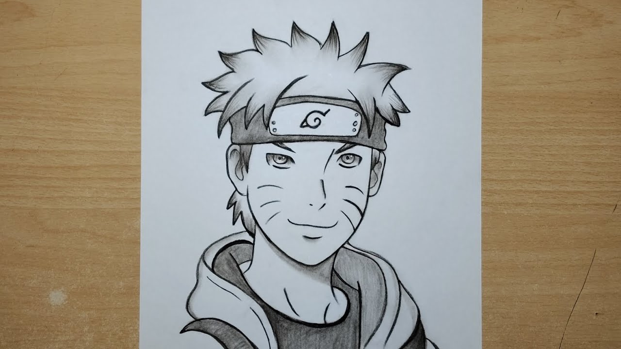 Easy anime drawing step by step || How to draw Naruto uzumaki || easy drawing tutorial for beginners