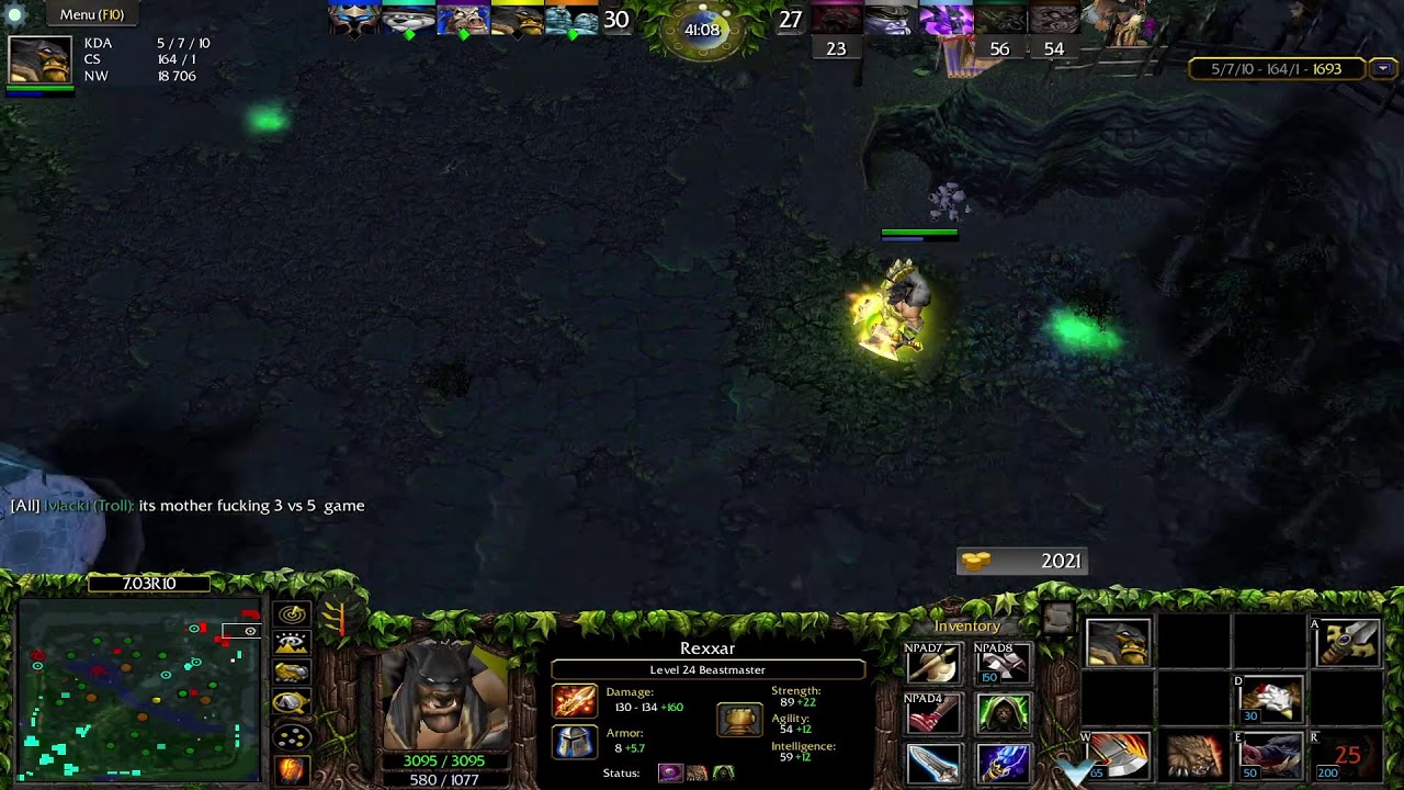 Dota 1 Rexxar  Game Play