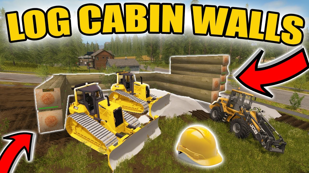 FARMING SIMULATOR 2017 | CONSTRUCTING THE CUSTOM LAKE HOUSE WALLS | MULTIPLAYER | EP #3