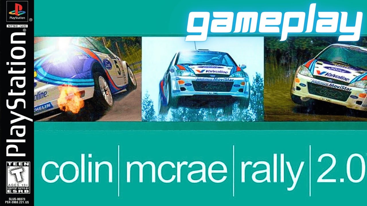 Colin McRae Rally 2.0 (2000) Sony PlayStation 1 PSX Gameplay