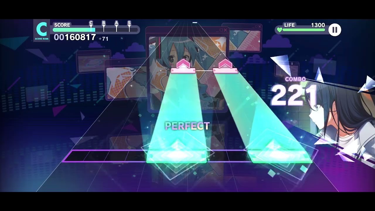 pjsk full combo on hard mode M@GICAL☆CURE! LOVE SHOT! by Hatsune Miku and SAWTOWNE 