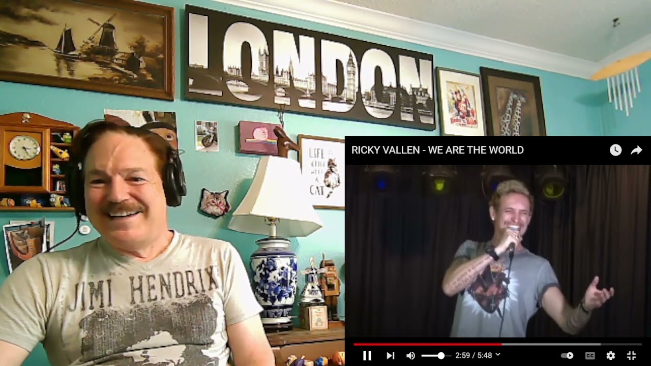 RICKY VALLEN - WE ARE THE WORLD, A Layman's Reaction