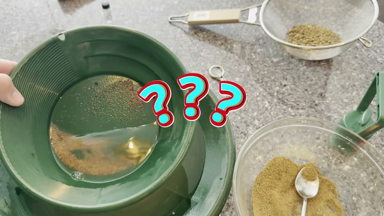 Pay Dirt Gold Panning at Home