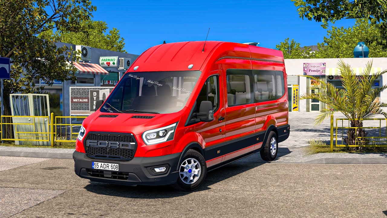 Ford Transit 2021 | ets2 1.53 Bus mods