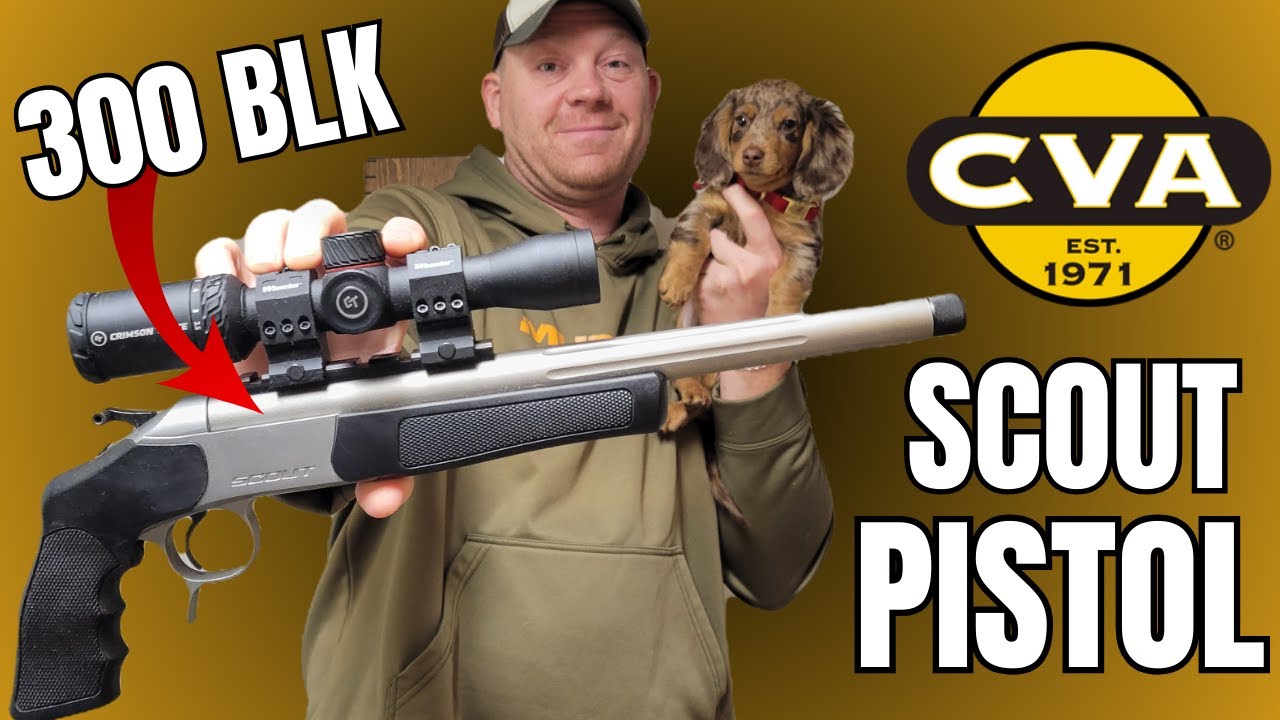 CVA Scout Pistol First Shots - VERY IMPRESSED