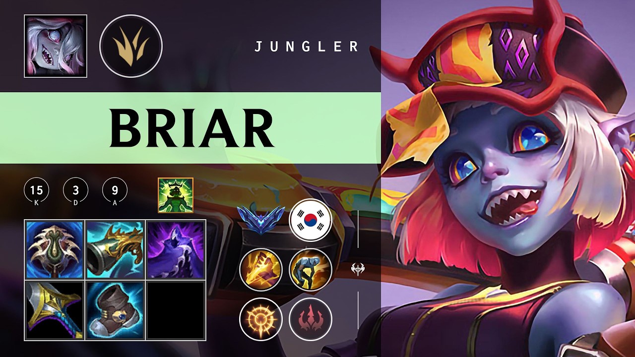 Briar Jungle vs Elise - KR Diamond Patch 26.04