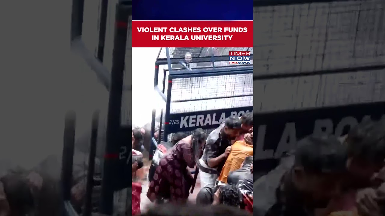 Kerala University Protests: Police Use Water Cannons As Students Clash With Security Personnel