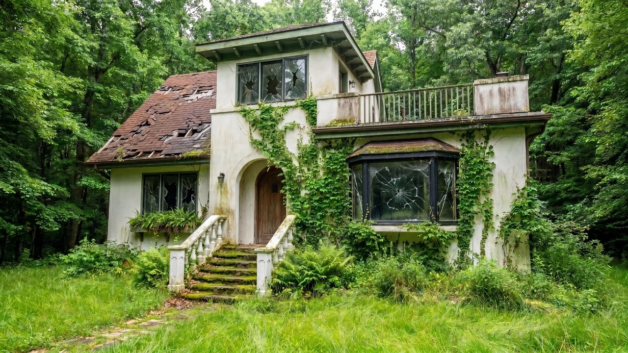 Forgotten Ruined House in the Forest Turned Into a Warm and Inviting Modern Home