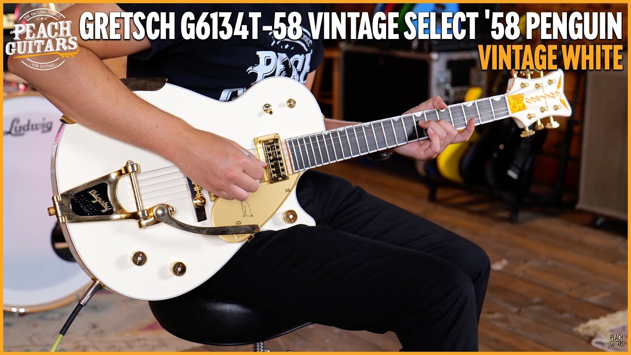 Gretsch G6134T-58 Vintage Select '58 Penguin Vintage White