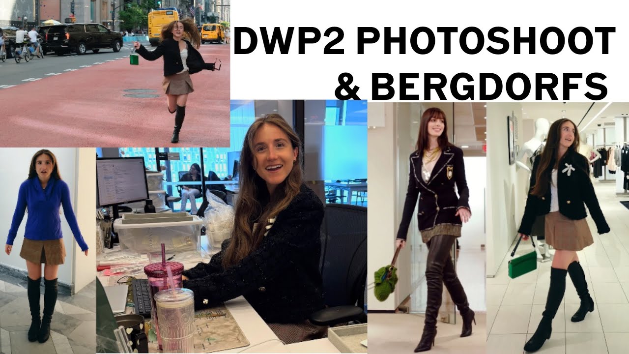 Devil Wears Prada: photoshoot, Bergdorfs & work.