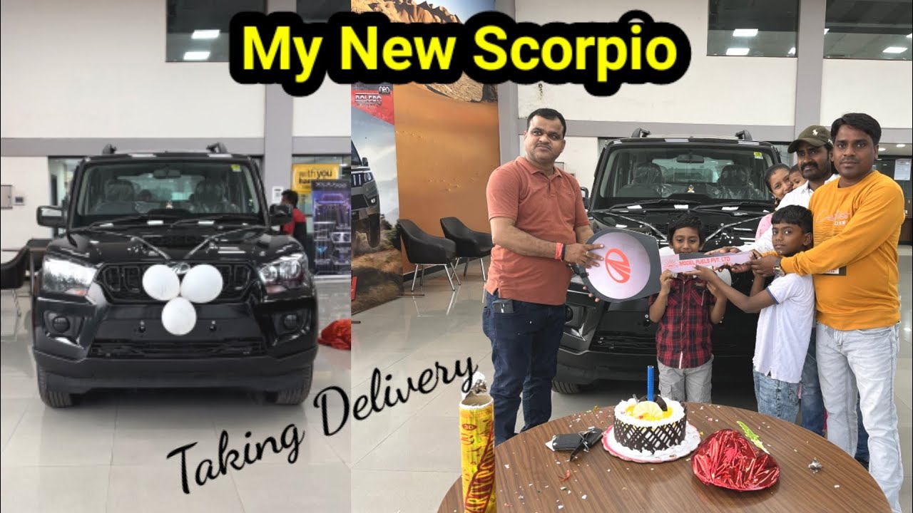 Taking Delivery of New Car.....SCORPIO