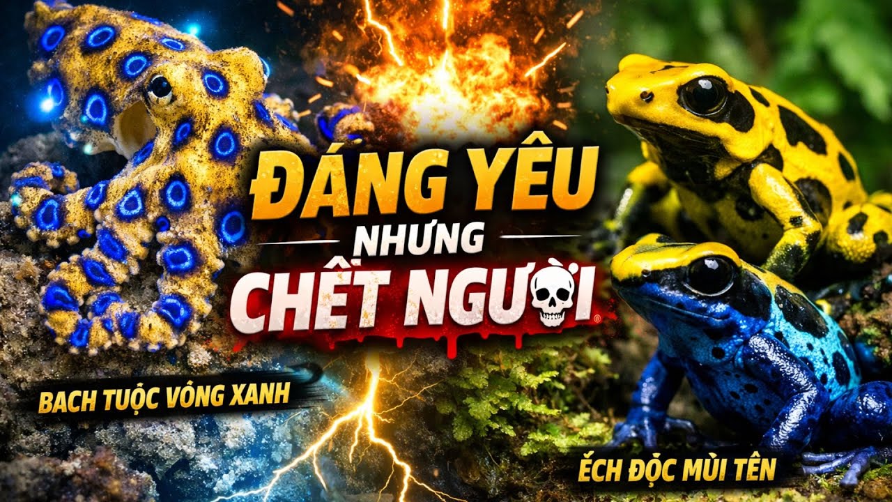 Đáng Yêu Nhưng Chết Người 😱 10 Loài Động Vật Nguy Hiểm Nhất Hành Tinh